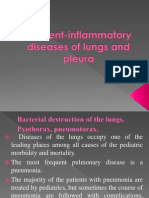 Bacterial Destruction of The Lungs