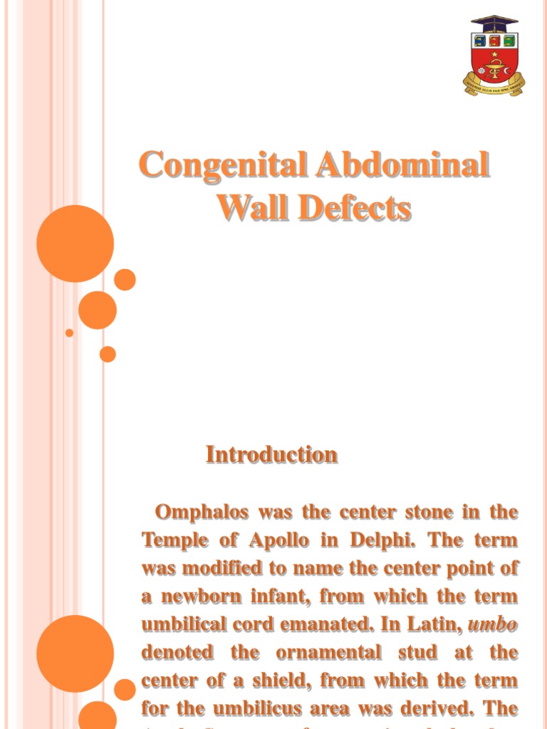 Congental Abdominal Wall Defects | PDF | Clinical Medicine | Diseases ...