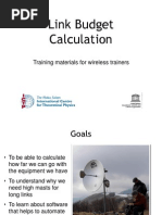 Link Budget Calculation