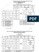 Revised Time Table