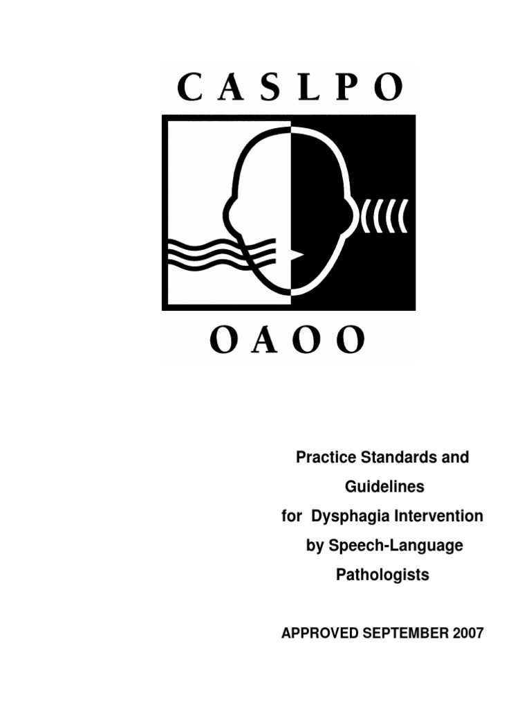 Dysphagia PSG | PDF | Speech Language Pathology | Health Professional