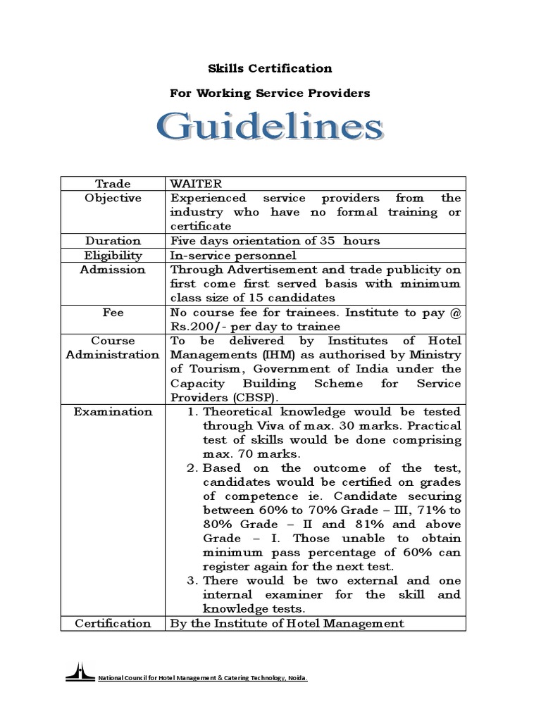 Waiter Skill Testing | Tableware | Hygiene