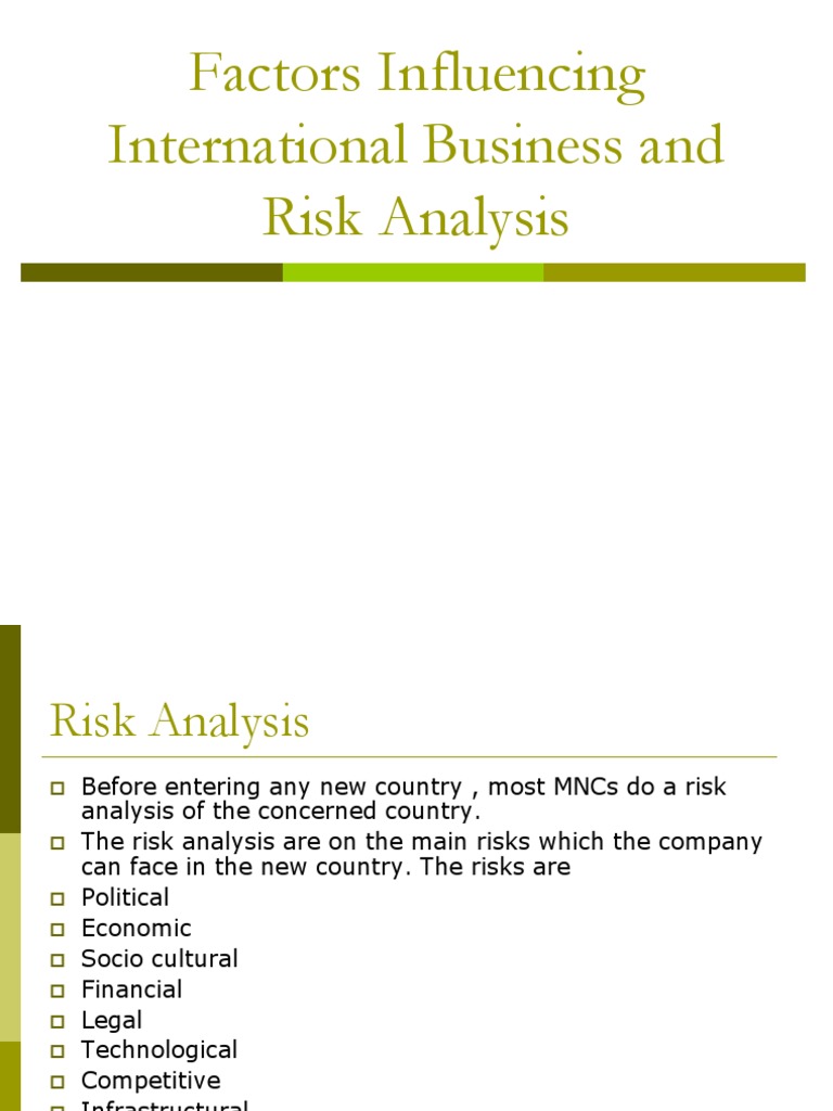 Economic Factors in International Business | PDF | Foreign Exchange ...