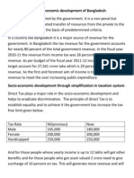 Role of Income Tax in Economic Development of Bangladesh