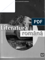 43879972 Literatura Romana XII A