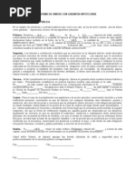 Modelo Contrato de Prestamo de Dinero
