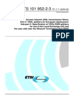 ETSI TS 101 952-2-3: Technical Specification