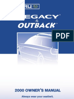 Owner S Manual Subaru Legacy