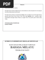 Contoh Format Minit Mesyuarat Terkini