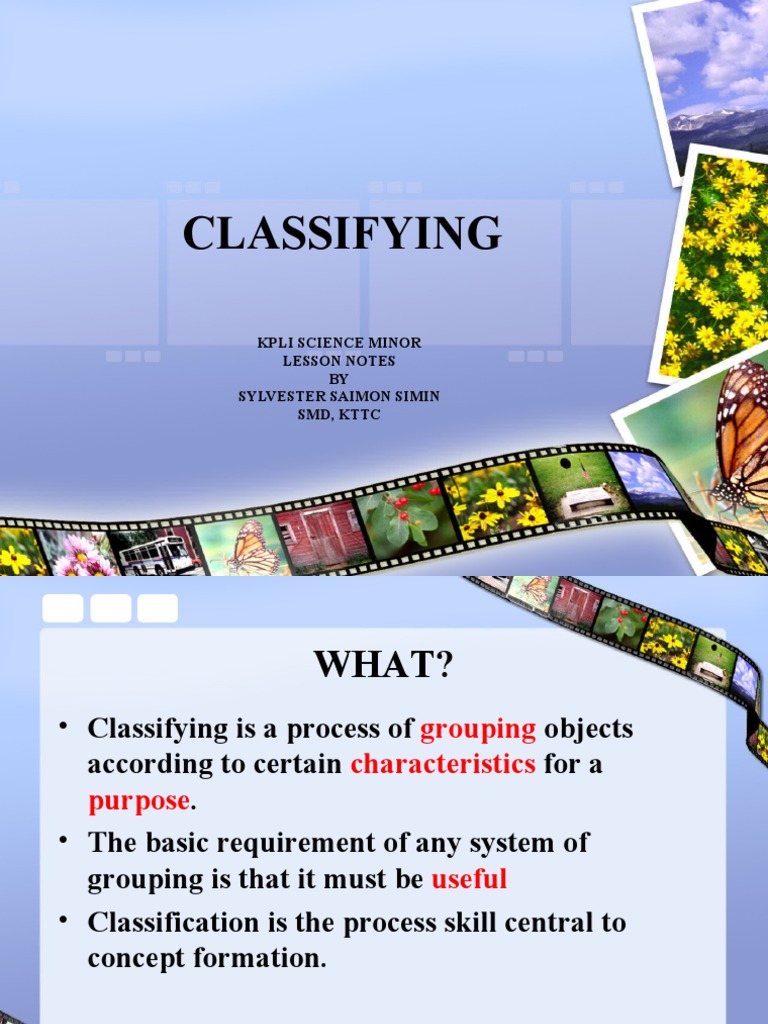 Understanding Classification Methods | PDF | Behavior Modification ...