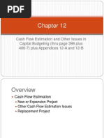 Cash Flow Estimation and Capital Budgeting 
