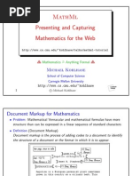 Mathml Tutorial