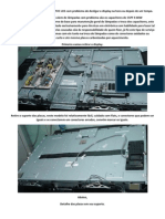 Reparo no display LCD de TV com problemas de desligamento