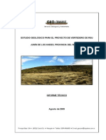 Informe Geologico Vertedero Junin