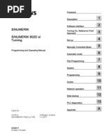 SIEMENS SINUMERIK 802D Programming and Operating Manual For Turning