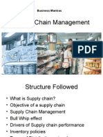 Supply Chain Management: Business Mantras