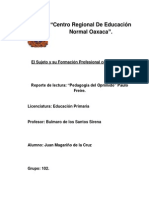 Pedagogia Del Oprimido