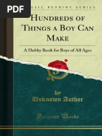 Anonymous - Hundreds of Things a Boy Can Make