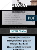 Impak Puasa Terhadap Muslim 