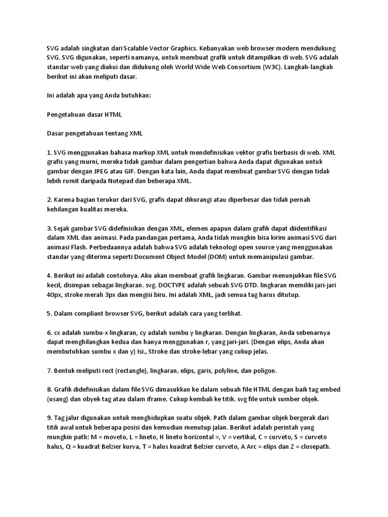 Svg Adalah Singkatan Dari Scalable Vector Graphics