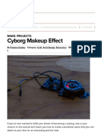 cyborg makeup effect   make