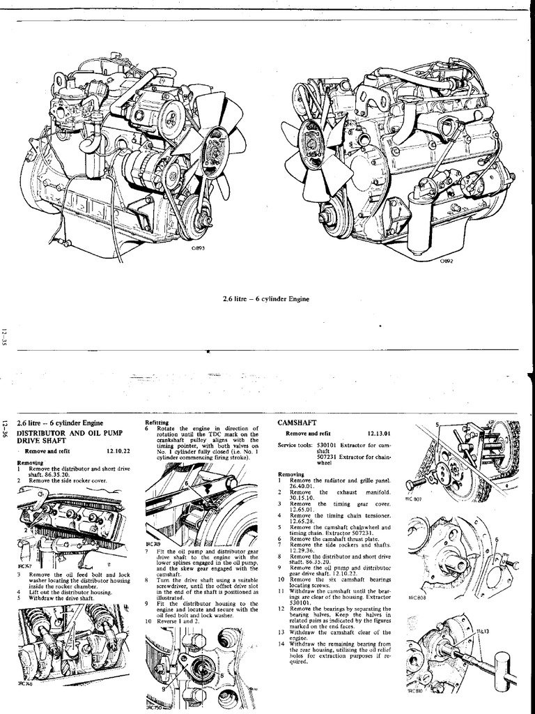 Land Rover 6 Cyl Engine | PDF