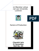 Dr. Ram Manohar Lohiya National Law University Lucknow: Chandni Jain III Semester Roll No.-20