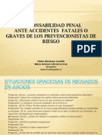 Responsabilidad Penal de Los Prevencionistas de Riesgos