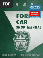1956 Ford Pickup And Truck Shop Manual 56 F100 F250 F350 F500 F600-F900 Repair E