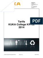 Tarif Formation KRC2 2014