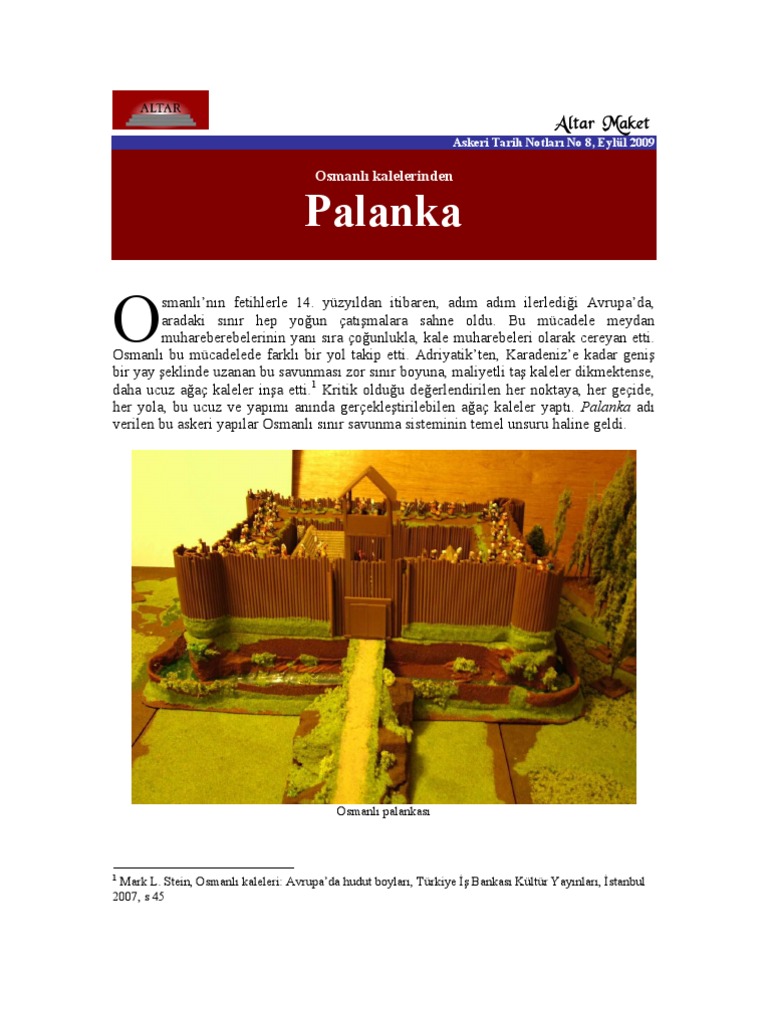 Osmanli Kalesi Palanka