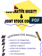 Cooperative Society & Joint Stock Company
