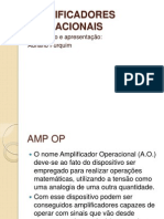 7 - Amplificadores Operacionais