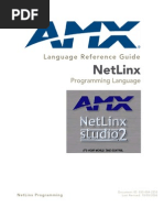 Download AMX Netlinx Language Reference Guide by badgerarc SN19564488 doc pdf