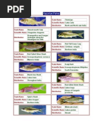 Scientific Names | PDF | Fishing Industry | Fish And Humans