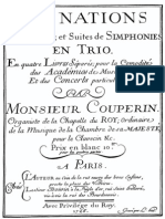 Francois Couperin - Les Nations (Facsimile) 2eme Dessus