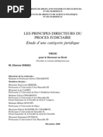 La Catégorie Juridique Des Principes Directeurs Du Procès Judiciaire Thèse Etienne Vergès Format PDF