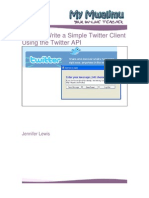 Download C Lab Write a Simple Twitter Client Using the Twitter API by Jennifer SN19570670 doc pdf