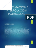 Aproximacion e Interpolacion Polinomial