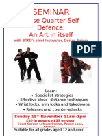 Close Quarter Self Defence