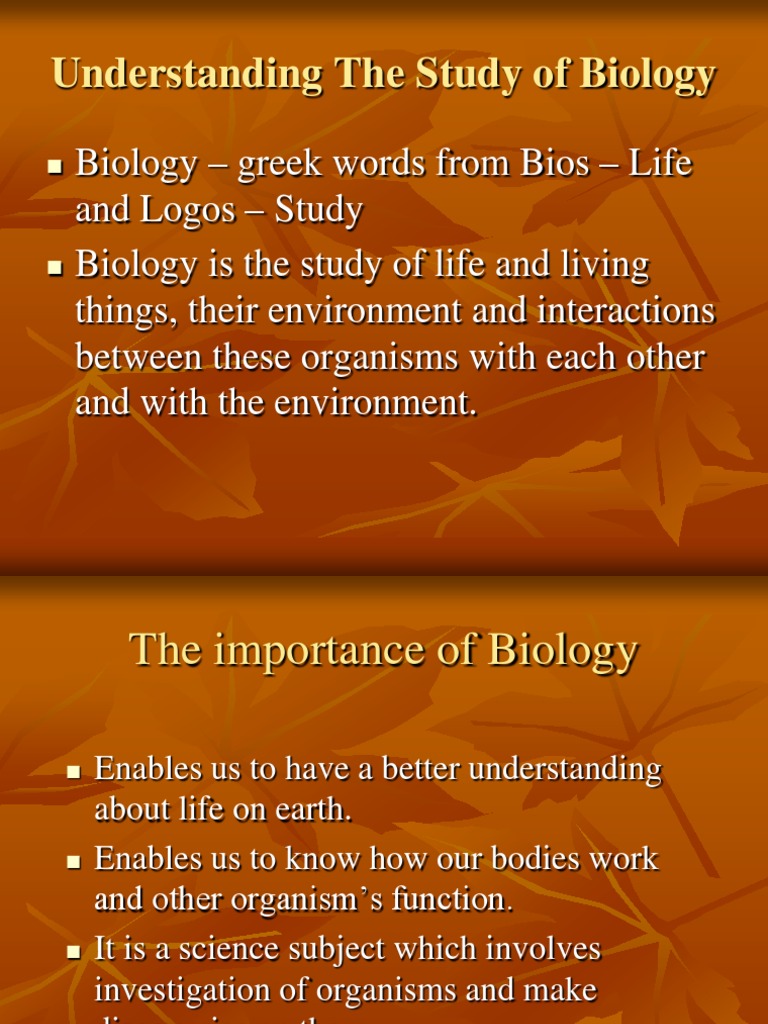Overview of Biology and Scientific Methods | PDF | Experiment ...