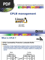 Cplb Management