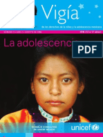 Vigía de Los Derechos de La Niñez Mexicana. Número 3. Año 2. Agosto de 2006. La Adolescencia