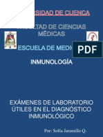 Exámenes de Laboratorio Útiles en El Diagnóstico Inmunológico