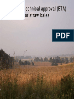 European Technical Approval (ETA) For Straw Bales