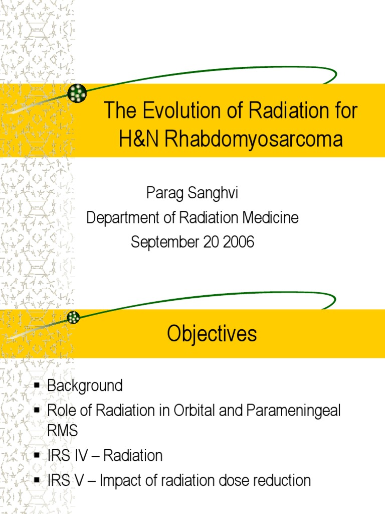 Rhabdomyosarcoma | PDF