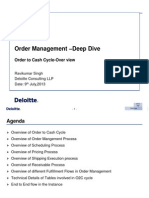 Order Management - Deep Dive: Order To Cash Cycle-Over View