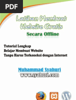 Download Latihan Membuat Website Gratis Secara Offline - Syahuri Dot Com by Syahuri SN19576791 doc pdf