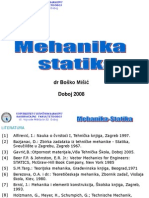 Mehanika - Statika Prezentacija