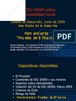ISO 26000 (7) Herramienta Prueba de Eficacia 2009-06n